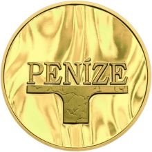Ryzí přání PENÍZE - velká zlatá Medaille 1 Oz